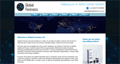 Desktop Screenshot of globalforensics.co.uk